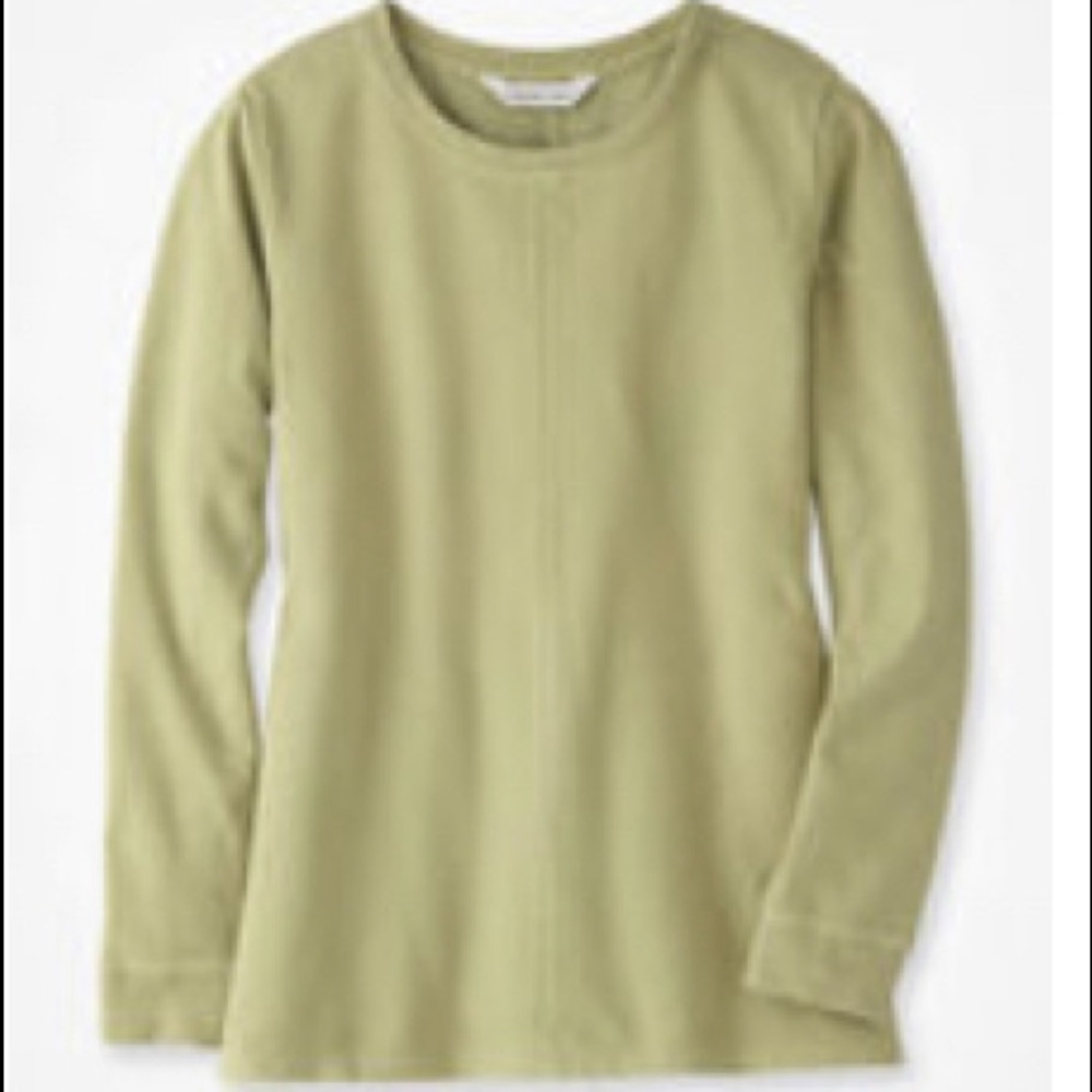 Coldwater creek colorwash fleece sweatshirt